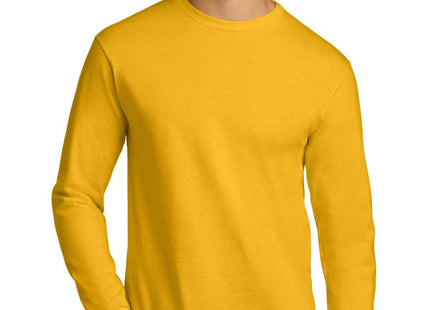 Gildan Ultra Cotton 100% US Cotton Long Sleeve T Shirt G2400 Gold