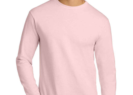 Gildan Ultra Cotton 100% US Cotton Long Sleeve T Shirt G2400 Light Pink