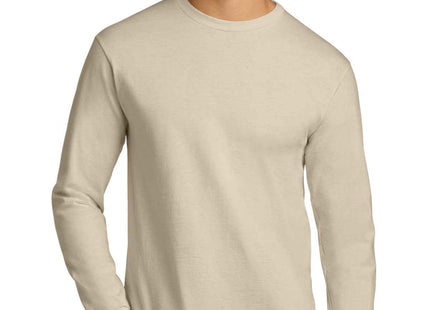 Gildan Ultra Cotton 100% US Cotton Long Sleeve T Shirt G2400 Natural