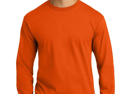 Gildan Ultra Cotton 100% US Cotton Long Sleeve T Shirt G2400 Orange