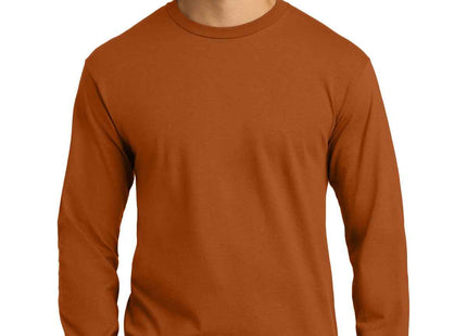 Gildan Ultra Cotton 100% US Cotton Long Sleeve T Shirt G2400 Texas Orange