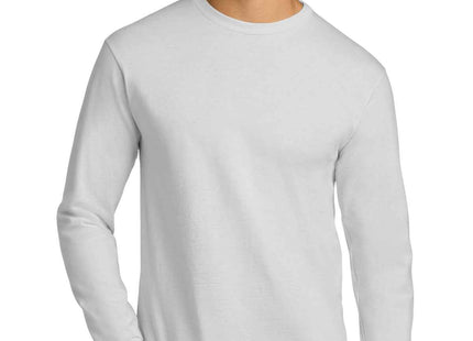 Gildan Ultra Cotton 100% US Cotton Long Sleeve T Shirt G2400 White