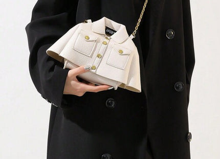 Women’s Vintage Punk Chain PU Shoulder and Crossbody Bag