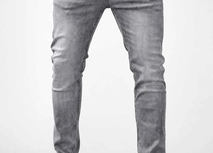 Men's Premium Washed Slim-Fit Business Casual Jeans Grey