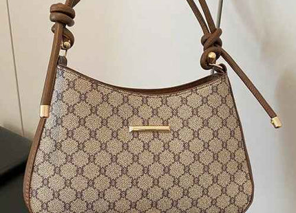 Women’s Vintage Floral Print Baguette Shoulder Bag