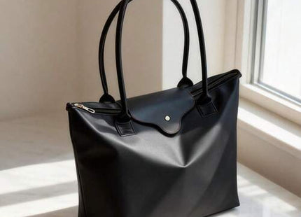 Women’s Large-Capacity Zipper Shoulder Tote Bag