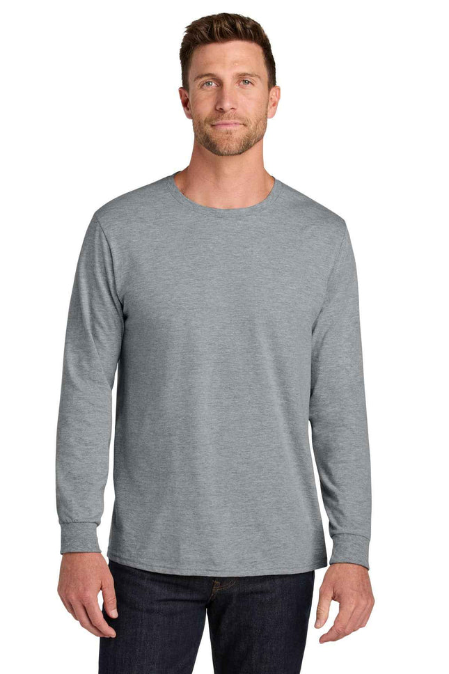 Jerzees Ultimate Unisex Ring Spun Long Sleeve T Shirt IC46L
