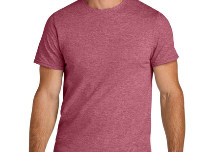 Jerzees Ultimate Unisex Ring Spun T Shirt IC46M Raspberry Heather