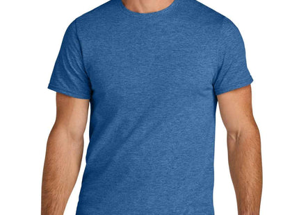 Jerzees Ultimate Unisex Ring Spun T Shirt IC46M Retro Heather Royal