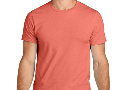 Jerzees Ultimate Unisex Ring Spun T Shirt IC46M Sunset Coral