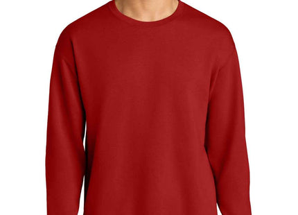Jerzees Ultimate Unisex CVC Ring Spun Crewneck Sweatshirt IC48M True Red
