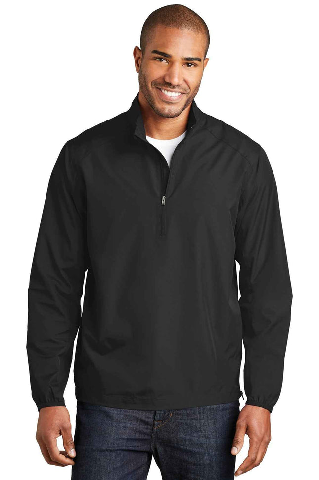 Port Authority Zephyr 1/2Zip Pullover J343 Black