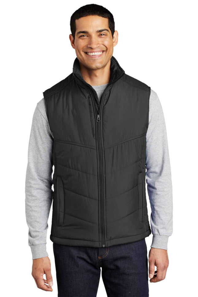 Port Authority Puffy Vest J709 Black Black