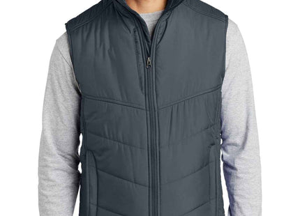 Port Authority Puffy Vest J709 Dark Slate Black