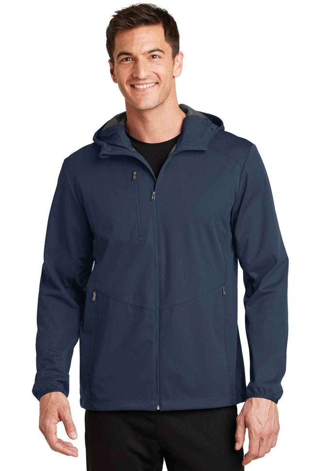 Port Authority Active Hooded Soft Shell Jacket J719