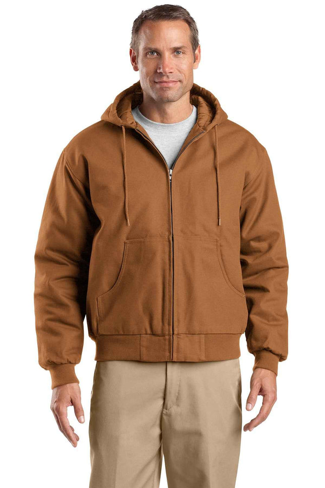 CornerStone Tall Duck Cloth Hooded Work Jacket TLJ763H