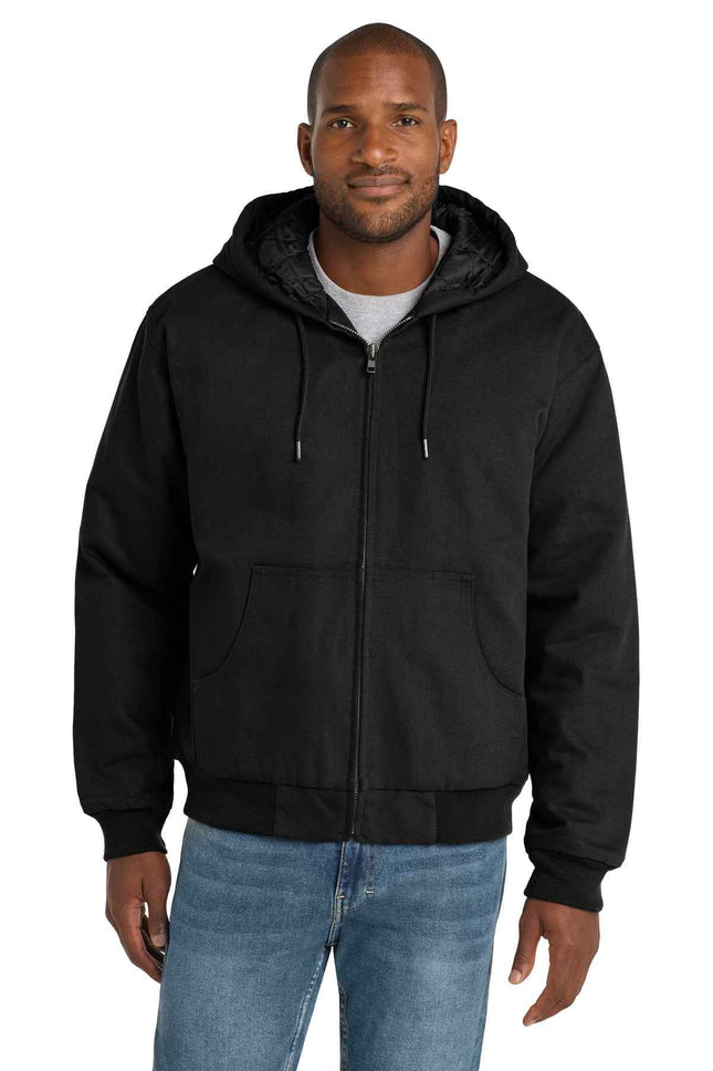 CornerStone Duck Cloth Hooded Work Jacket J763H