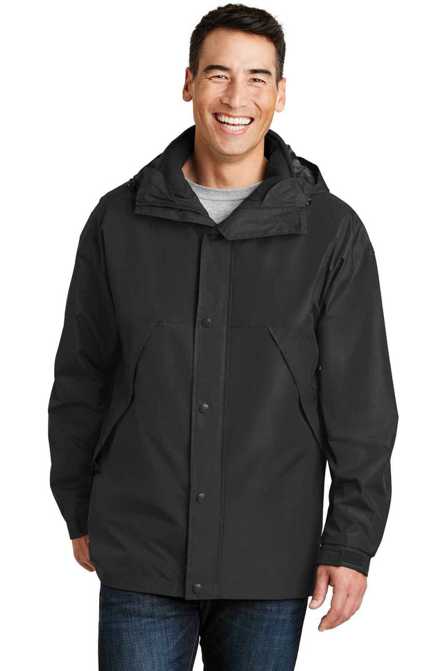 Port Authority 3in1 Jacket J777 Black Black