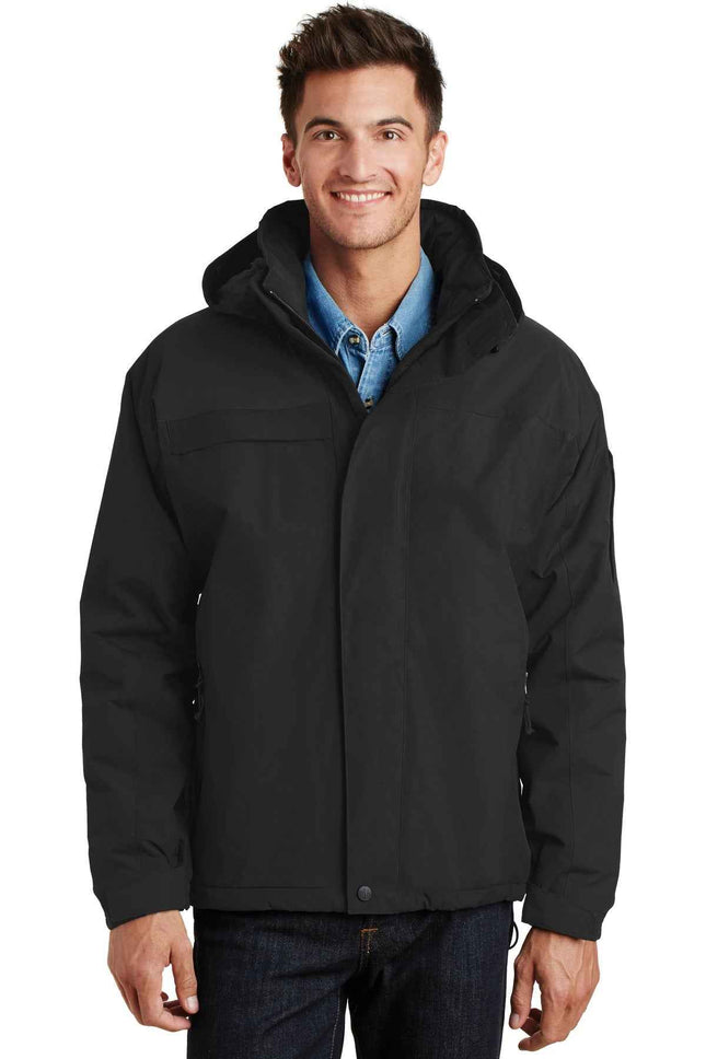 Port Authority Nootka Jacket J792 Black Black