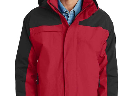 Port Authority Nootka Jacket J792 Engine Red Black