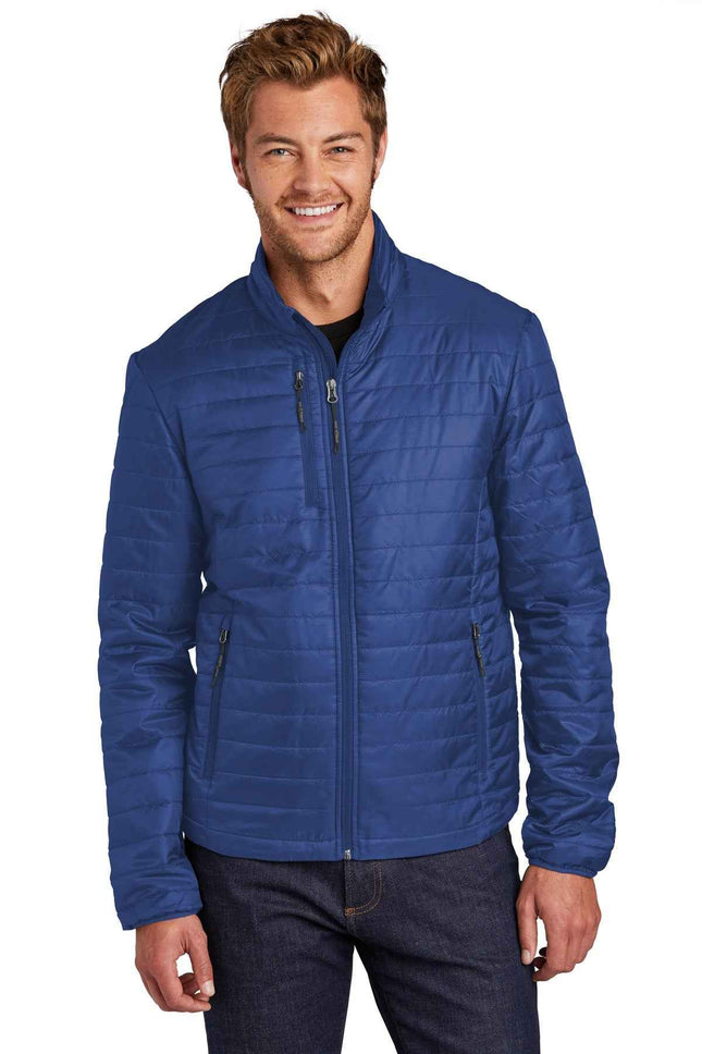 Port Authority Packable Puffy Jacket J850 Cobalt Blue