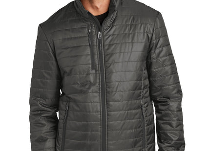 Port Authority Packable Puffy Jacket J850 Sterling Grey Graphite