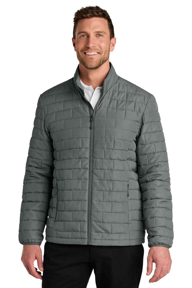 Port Authority CFREE Brick Jacket J854 Smoke Grey