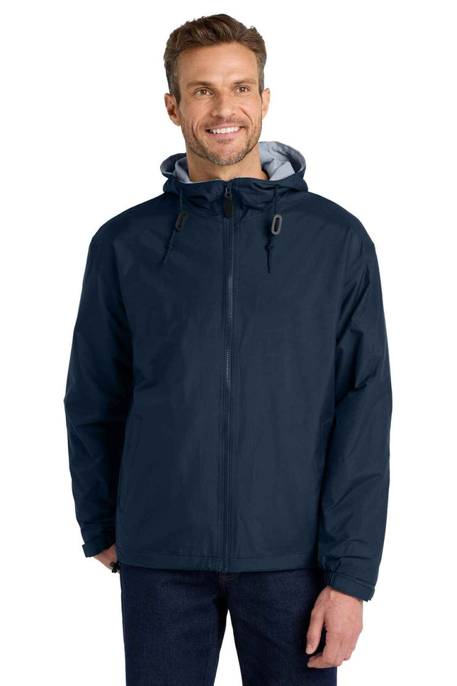 Port Authority Team Jacket JP56 Bright Navy Light Oxford