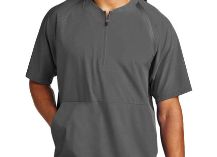 SportTek Repeat 1/2Zip Short Sleeve Jacket JST489 Iron Grey