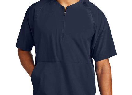 SportTek Repeat 1/2Zip Short Sleeve Jacket JST489 True Navy