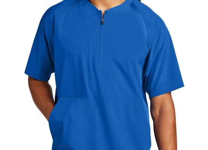 SportTek Repeat 1/2Zip Short Sleeve Jacket JST489 True Royal