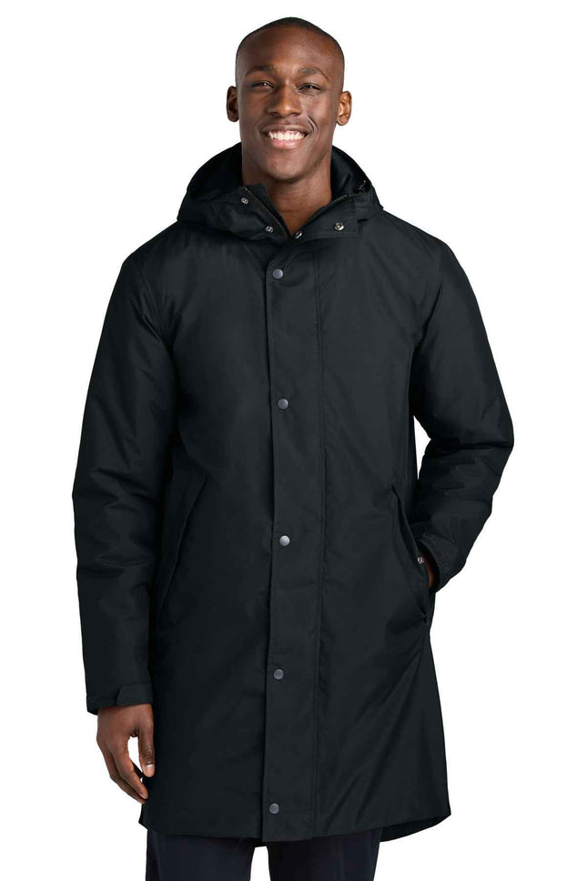 SportTek Waterproof Insulated Sideline Parka JST55 Black