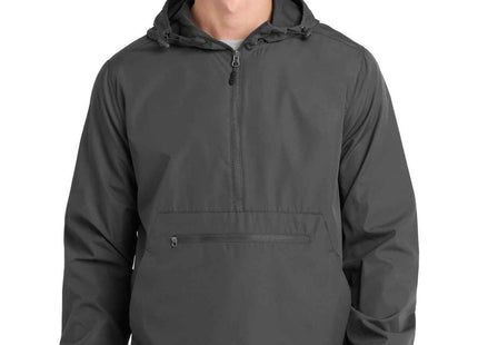 SportTek Packable Anorak JST66 Graphite
