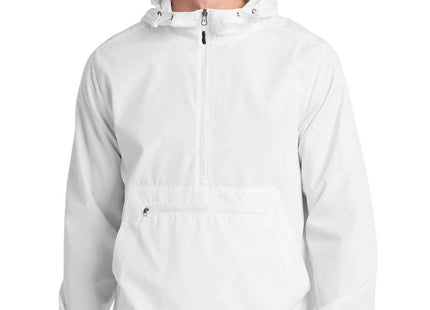 SportTek Packable Anorak JST66 White