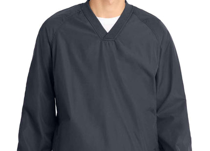 SportTek VNeck Raglan Wind Shirt JST72