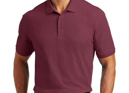 Port Authority Core Classic Pique Polo K100 Burgundy
