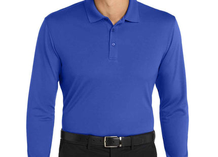 Port Authority Dry Zone UV MicroMesh Long Sleeve Polo K110LS True Royal