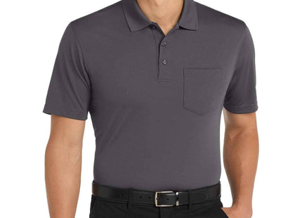 Port Authority Dry Zone UV MicroMesh Pocket Polo K110P Graphite