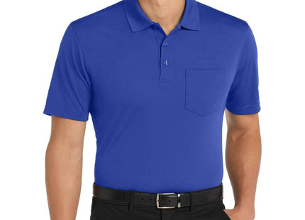 Port Authority Dry Zone UV MicroMesh Pocket Polo K110P True Royal