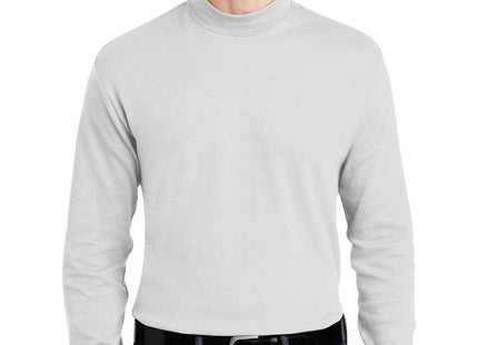 Port Authority Interlock Knit Mock Turtleneck K321 White