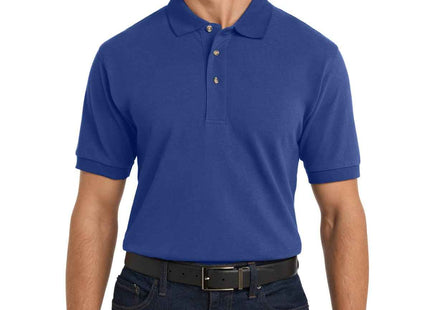 Port Authority Heavyweight Cotton Pique Polo K420 Royal
