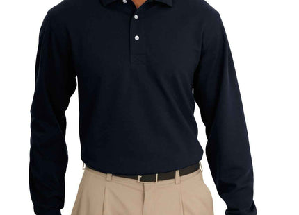 Port Authority Rapid Dry Long Sleeve Polo K455LS Classic Navy
