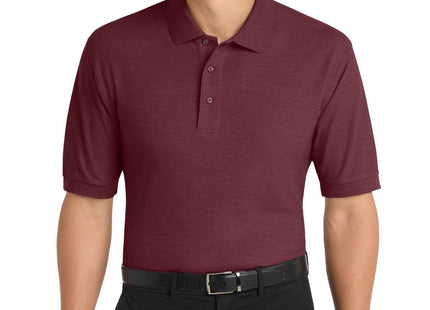 Port Authority Extended Size Silk Touch Polo K500ES Burgundy