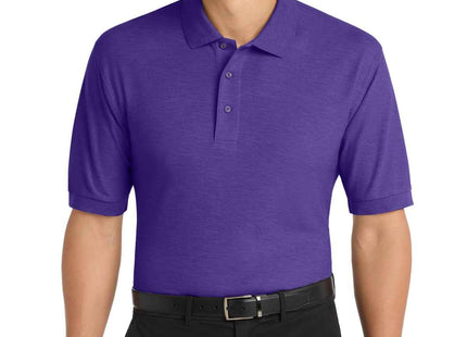 Port Authority Extended Size Silk Touch Polo K500ES Purple