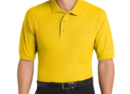 Port Authority Extended Size Silk Touch Polo K500ES Sunflower Yellow
