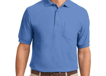 Port Authority Silk Touch Polo with Pocket K500P Ultramarine Blue