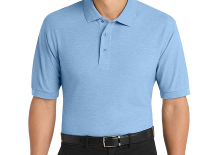 Port Authority Silk Touch Polo K500 Light Blue