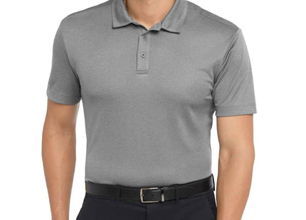 Port Authority Heathered Silk Touch Performance Polo K542 Shadow Grey Heather