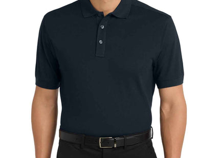 Port Authority Stretch Pique Polo K555 Dress Blue Navy