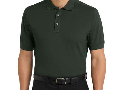 Port Authority Stretch Pique Polo K555 Grey Smoke